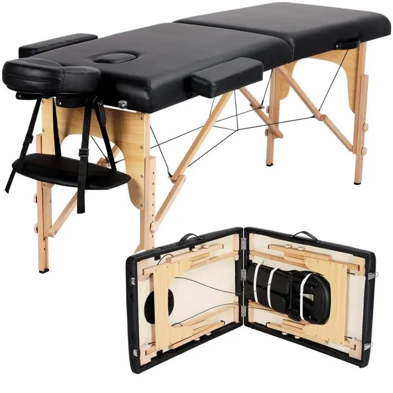 2-Section Folding Wooden Lash Bed — wooden tables by Mars Industrial