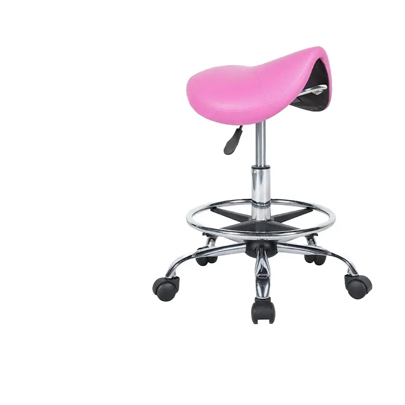 Height-Adjustable Saddle Stool with Foot Ring — stools by Mars Industrial