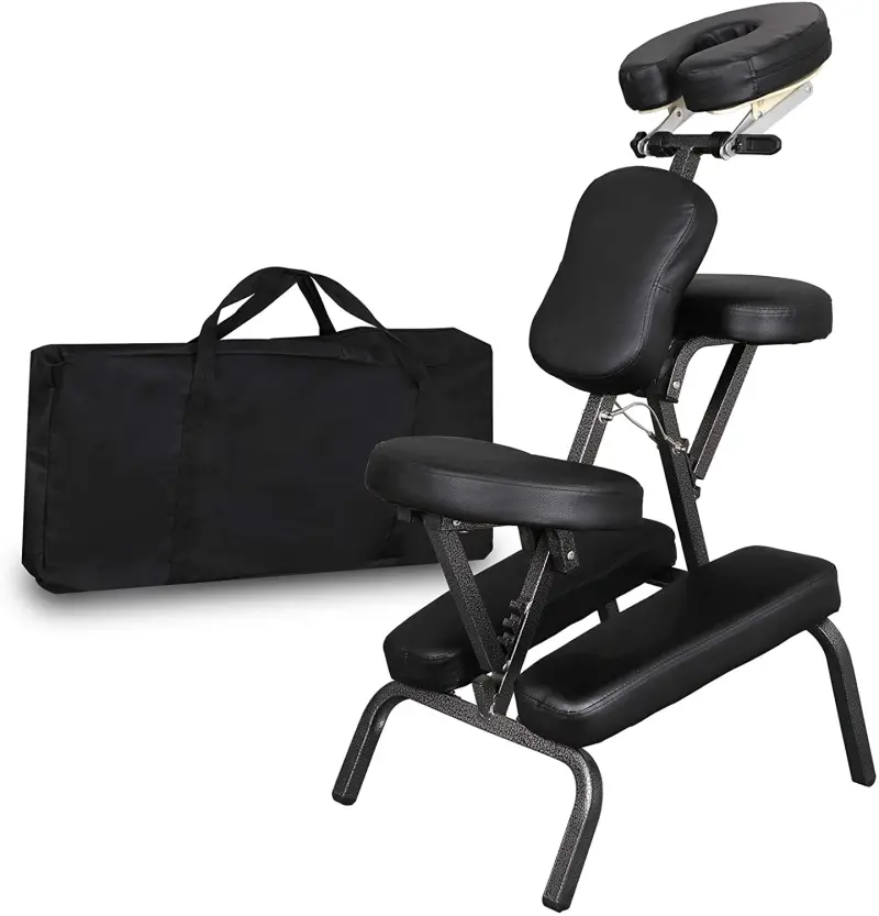 Iron-Frame Tattoo & Neck Massage Chair — massage chairs by Mars Industrial