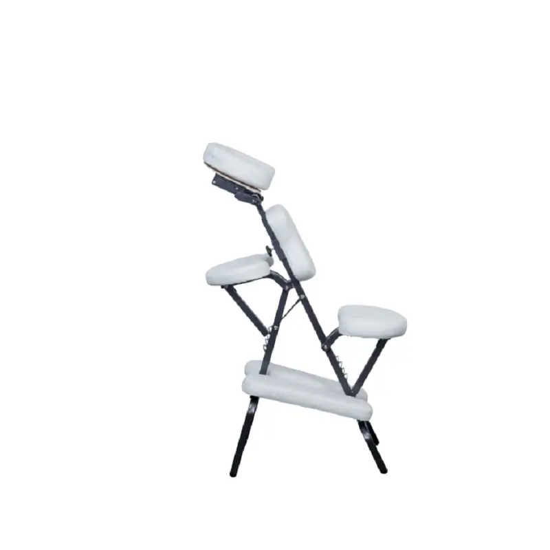 Metal Massage Chair, Burgundy — massage chairs by Mars Industrial