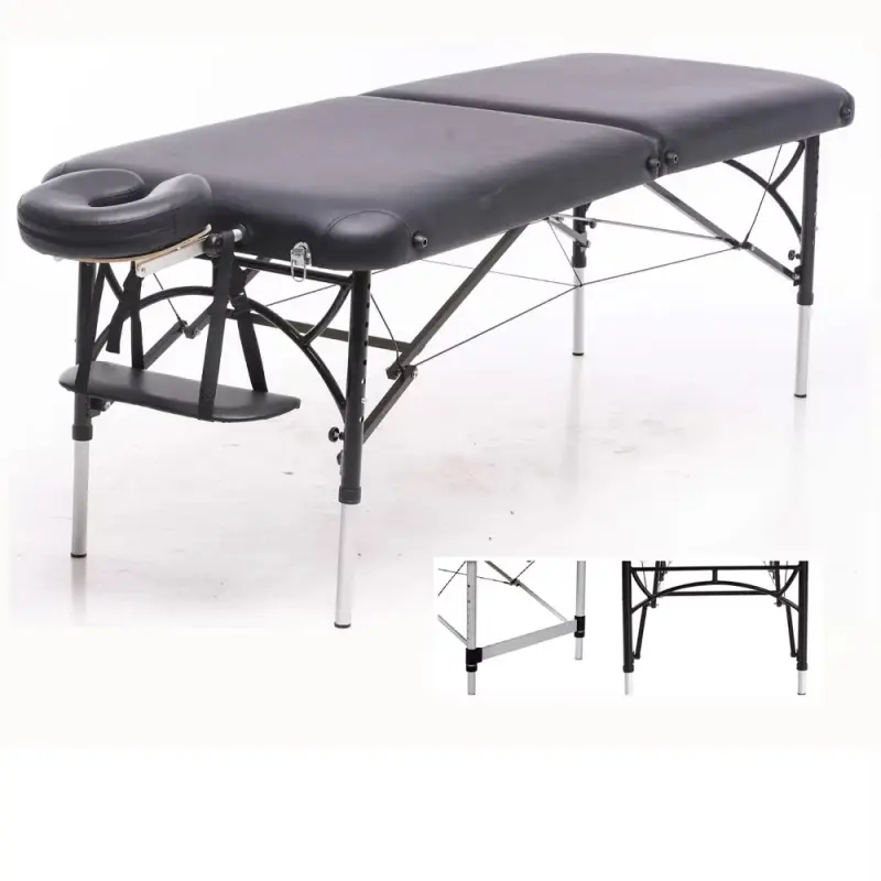 Modern Adjustable Aluminum Massage Table — aluminum tables by Mars Industrial