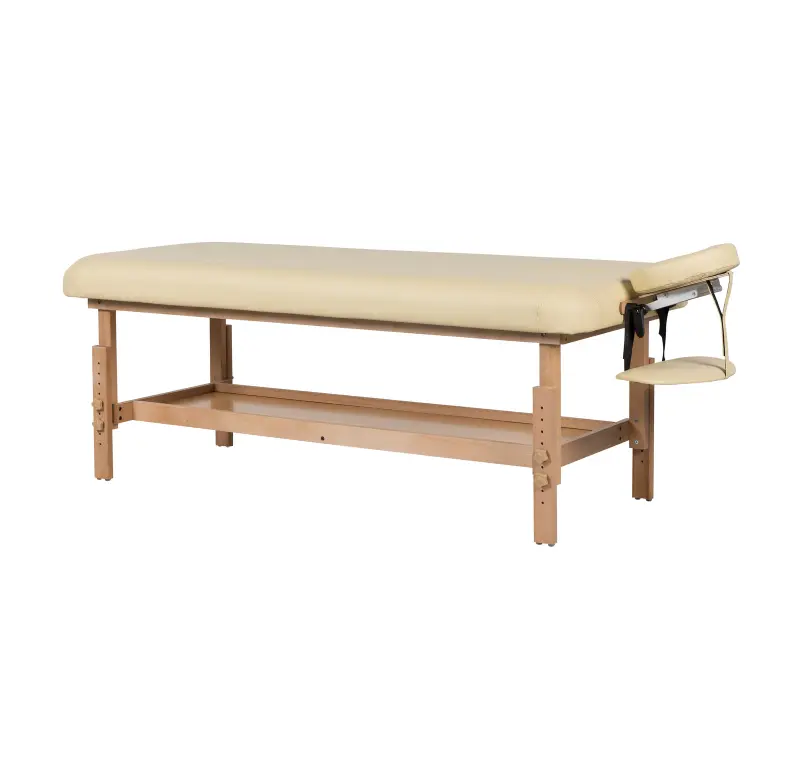 Stationary Massage Table, Solid Beech — stationary tables by Mars Industrial