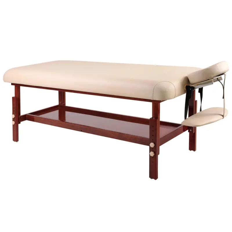 Stationary Treatment Table with Shelf — stationary tables by Mars Industrial