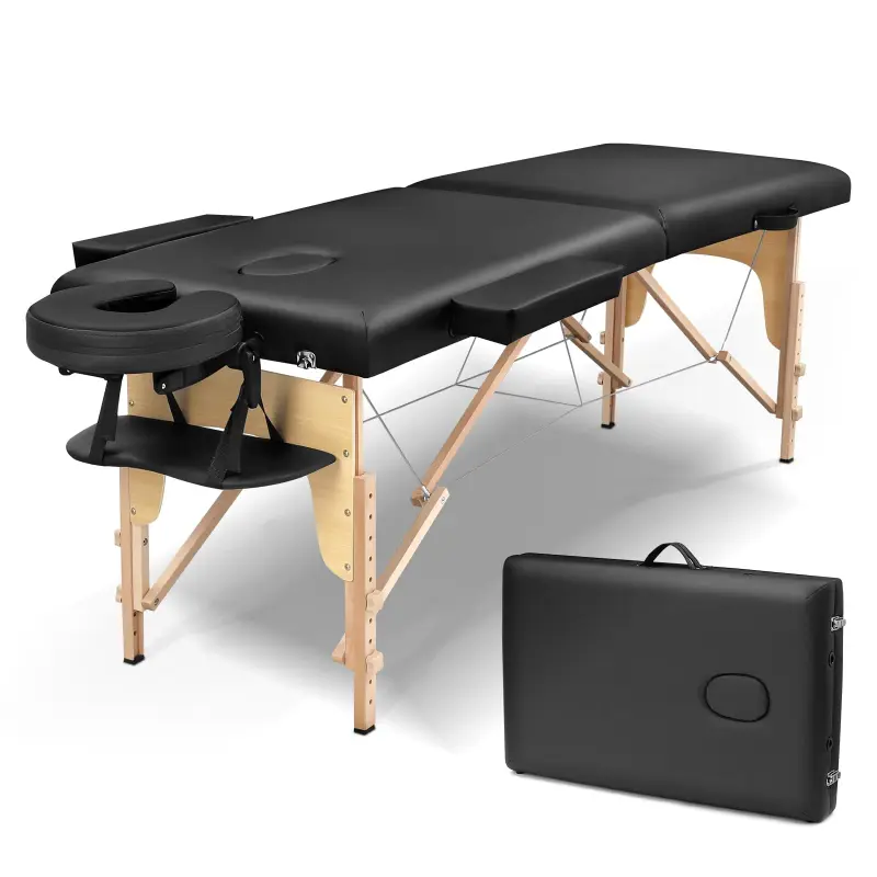 Travel Massage Table for Estheticians & Tattoo Artists — wooden tables by Mars Industrial